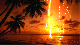 Sonnenuntergang-in-der-Karibik-mit-Blitz